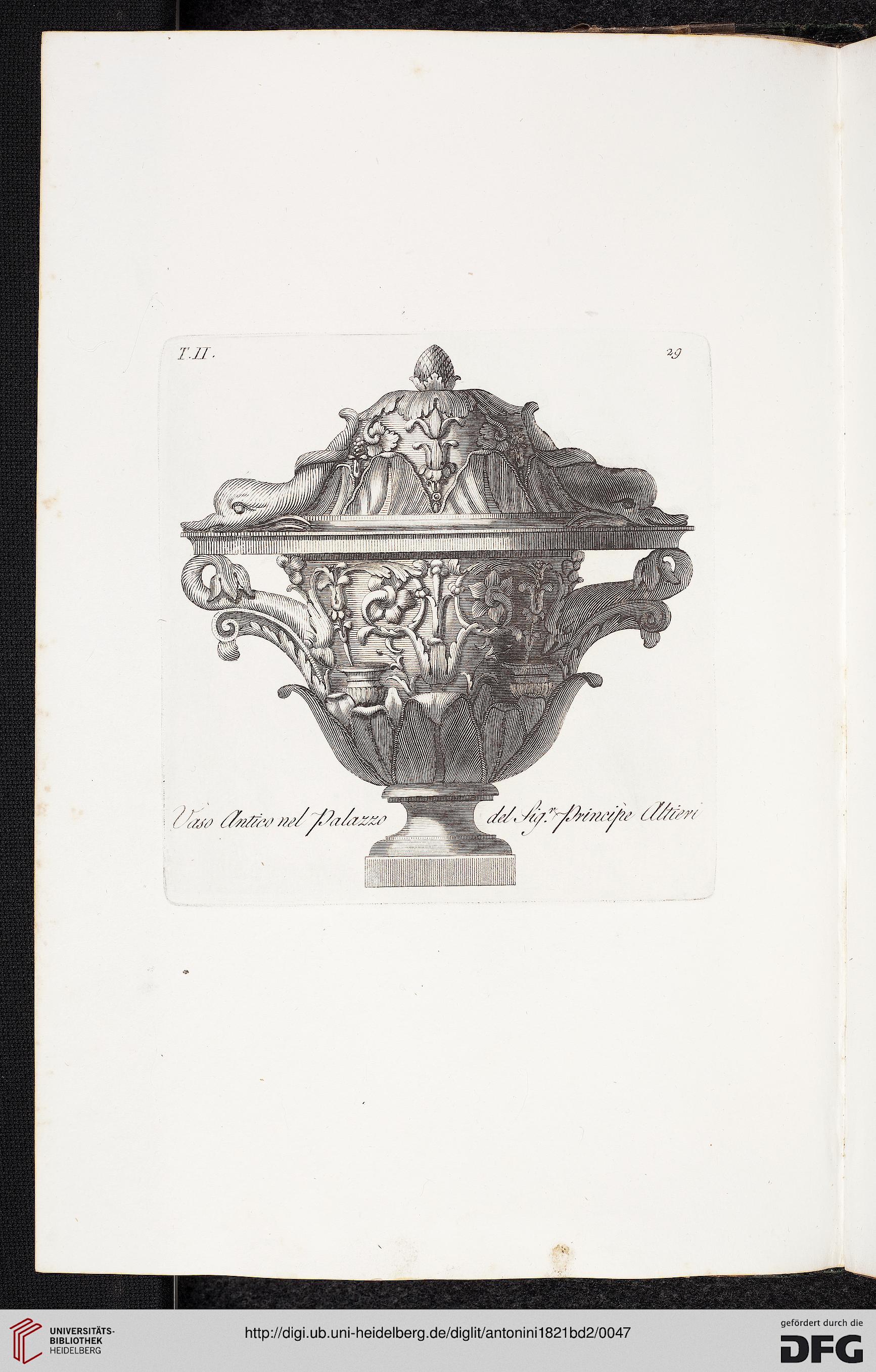 Digitalisat einer Seite aus Manuale di varj ornamenti von Carlo Antonini