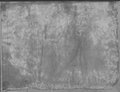 UV-Reflektografie Kreidezeichnungen dreier Figuren in Frontalansicht, Bacchus, tanzende Mänade und Mänade mit Zither