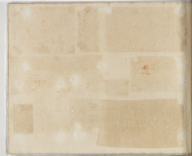 Auflichtaufnahme Rückseite achtes Blatt Klebeband 1