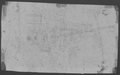 UV-Reflektografie Fragment einer mit schwarzer Kreide gezeichneten Vedute vom Garten der Villa d’Este in Tivoli mit Terrassen, Treppen und Brunnen-Anlagen