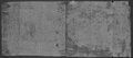 UV-Reflektografie Blattrückseite mit Rötel-Skizze einer Federspitze und händischer Inschrift