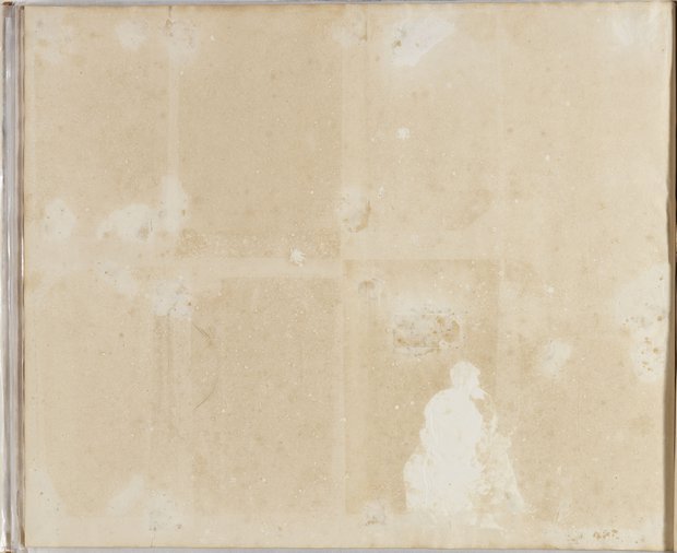 Auflichtaufnahme Rückseite elftes Blatt Klebeband 2