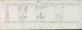 Infrarot-Falschfarben-Aufnahme Relief mit Rundbogennischen, Figuren in Segelbooten, Jagd- und Meerwesenfries aus dem Pantanello der Hadriansvilla, in schwarzer Kreide gefertigt