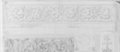 Infrarotreflektografie Rötelzeichnung eines Wellenrankenfrieses mit jagenden Eroten, Löwen und Hirschkühen aus San Lorenzo fuori le mura