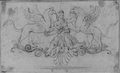 UV reflectance photograph Kneeling figure of Arimasp in combat with two rearing griffins bounded downwards with volute and palmette ornamentation