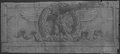 UV-Reflektografie Rötel- und Kreidezeichnung eines Adlerreliefs aus der Vorhalle der Kirche Santi Apostoli in Rom