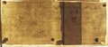Durchlicht-Aufnahme Mit schwarzer Kreide gezeichneter Abschnitt eines Frieses mit Bukranien, kultischen Geräten und Schiffstrophäen aus dem Konservatorenpalast