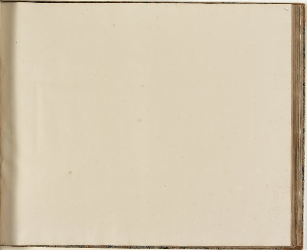 Visible reflectance photograph Forty-fourth sheet, blank, Album 2