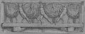 UV-Reflektografie Mit Rötel gezeichnetes Relief eines Girlandensarkophages mit Eroten und Porträtbüsten